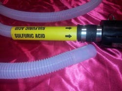 Convoluted PTFE Tubing with Cuffed ends from Tef Cap