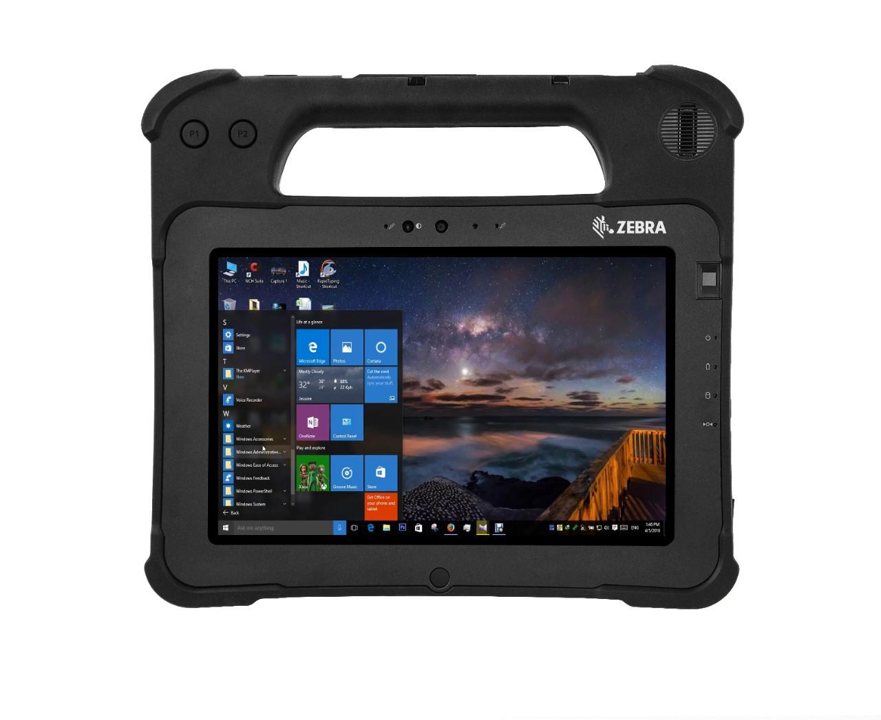 10&rdquo; WINDOWS&circledR; HARD-HANDLE RUGGED TABLET - Mil Std, IP65, C1D2