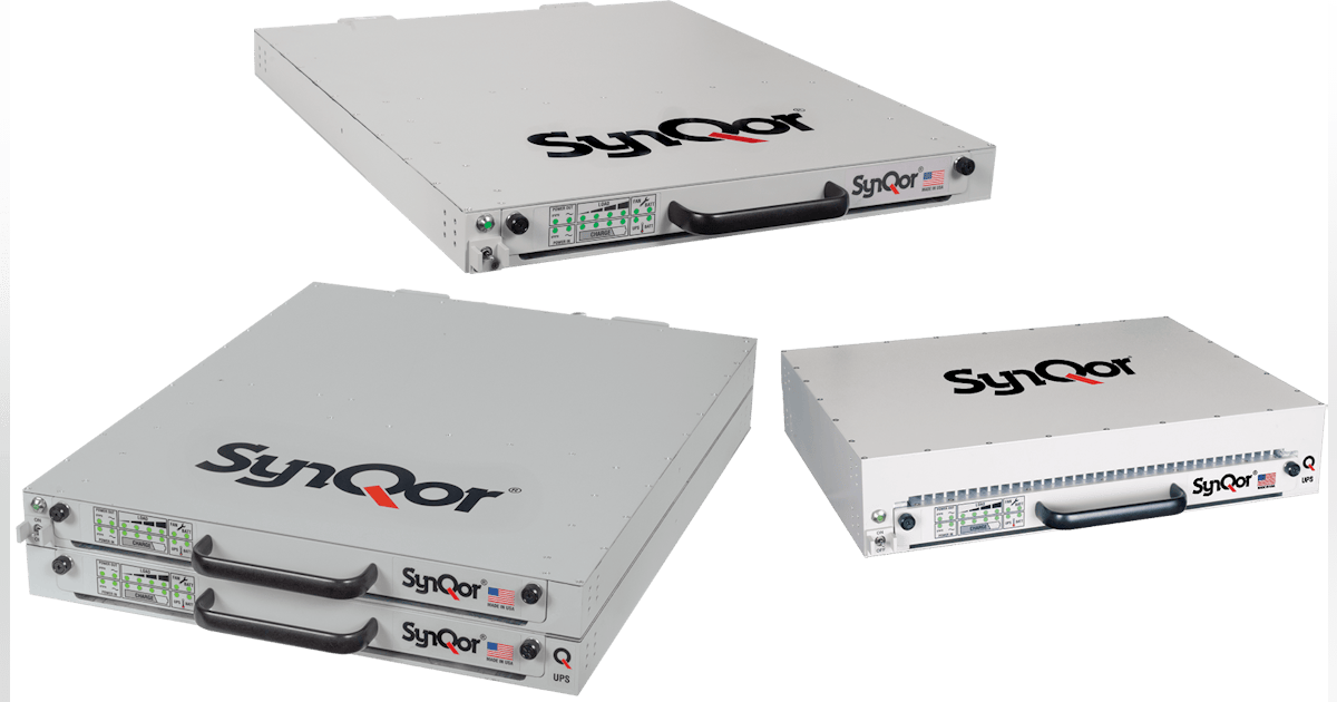 SynQor Military Field-Grade Uninterruptible Power Supply (UPS ...