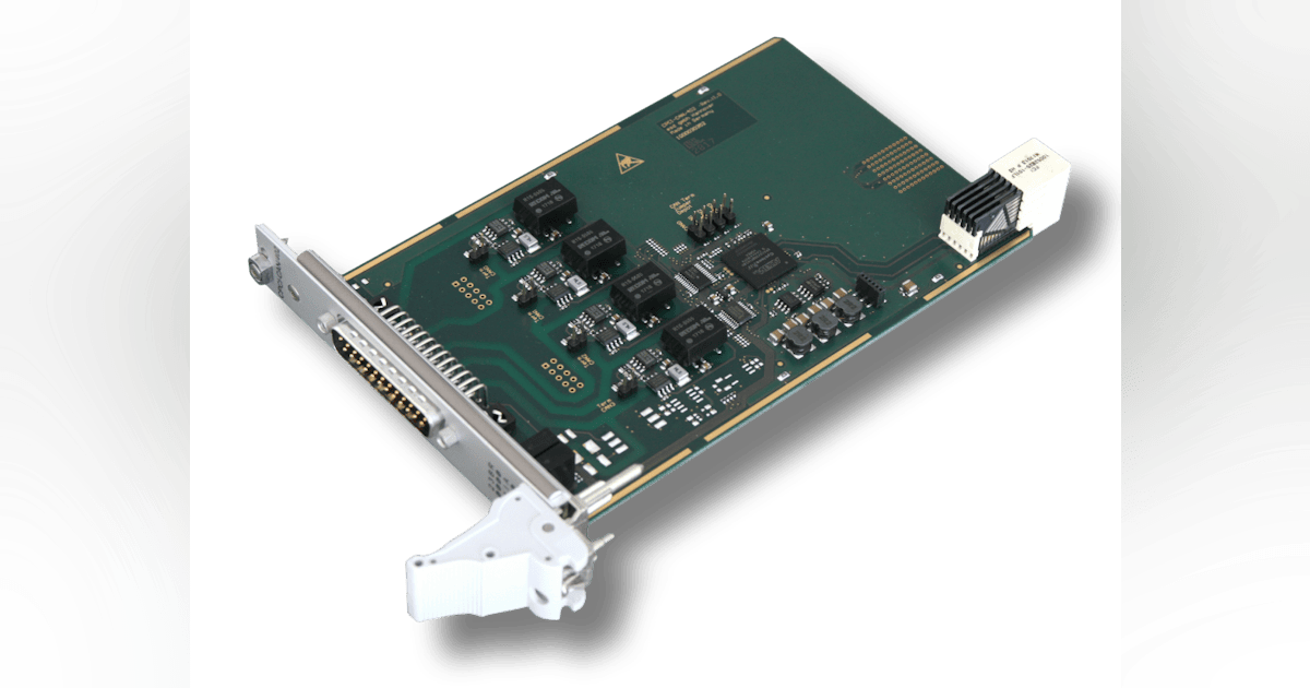 CPCIserial-CAN/402-4-FD - CompactPCI® Serial (PCIe®) Board with 4 CAN ...