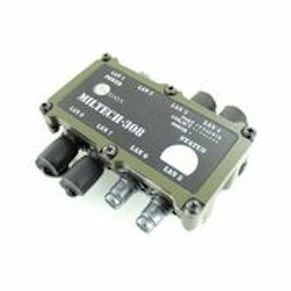 The Techaya MILTECH 308 Fast Ethernet Switch
