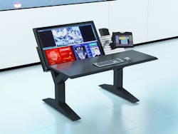 QuadView KVM Displayed in Winsted Console QuadView KVM Displayed in Winsted Console