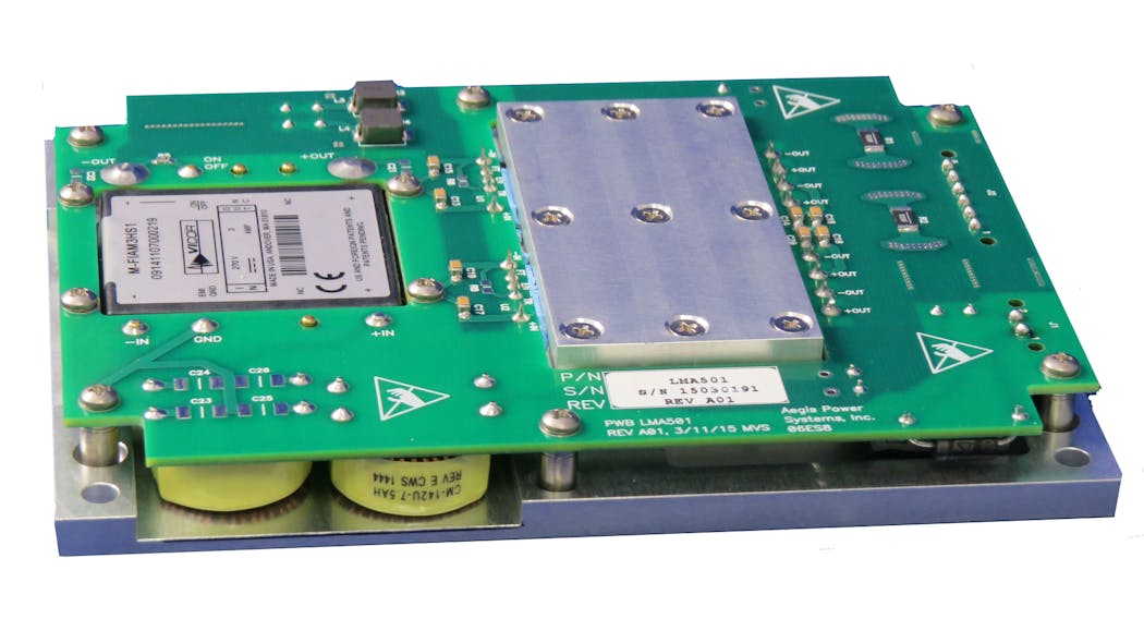 LMA501 - Low-profile Rugged DC-DC Converter from Aegis Power Systems, Inc.