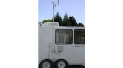 Vehicle-mount Capricorn FLX weather station for ground command vehicle.