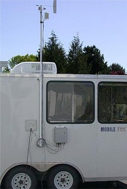 Vehicle-mount Capricorn FLX weather station for ground command vehicle. Vehicle-mount Capricorn FLX weather station for ground command vehicle.