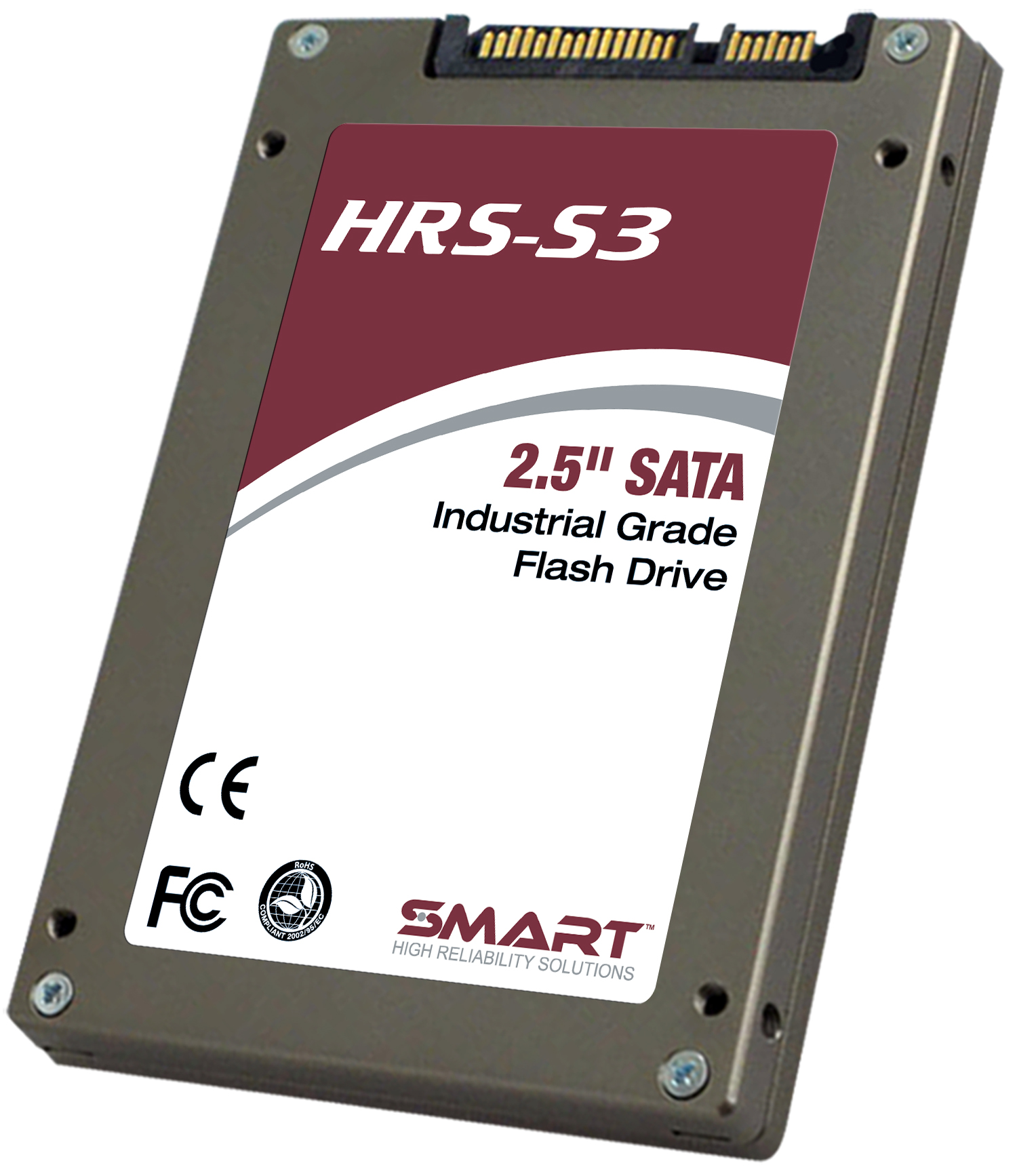 When high-reliability, flexibility, and surveillance are mission-critical, look to SMART's HRS-S3 SATA SSD.