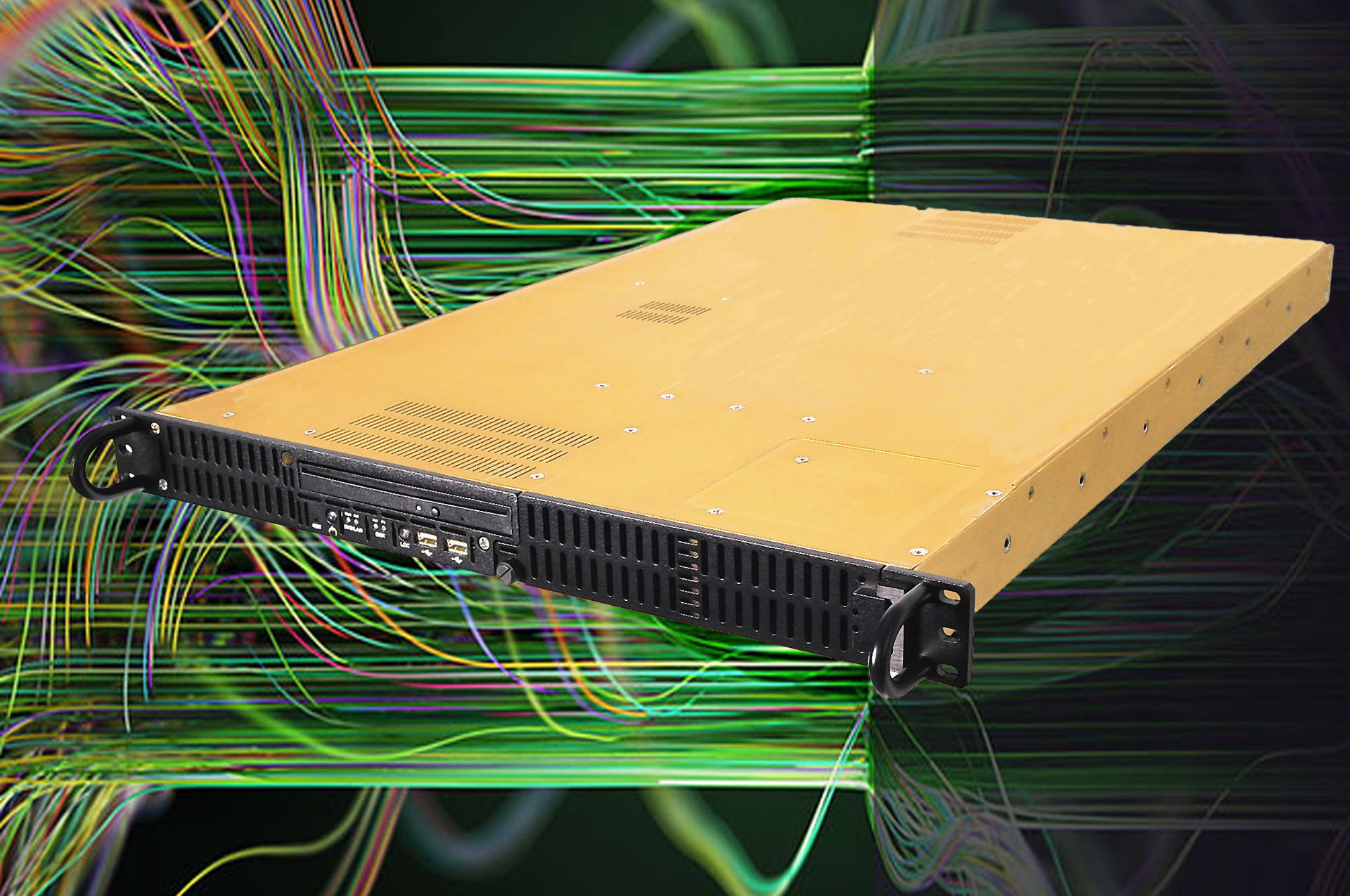 HPC1000 - GPU Optimized Rugged 1U Rack Mount Computer