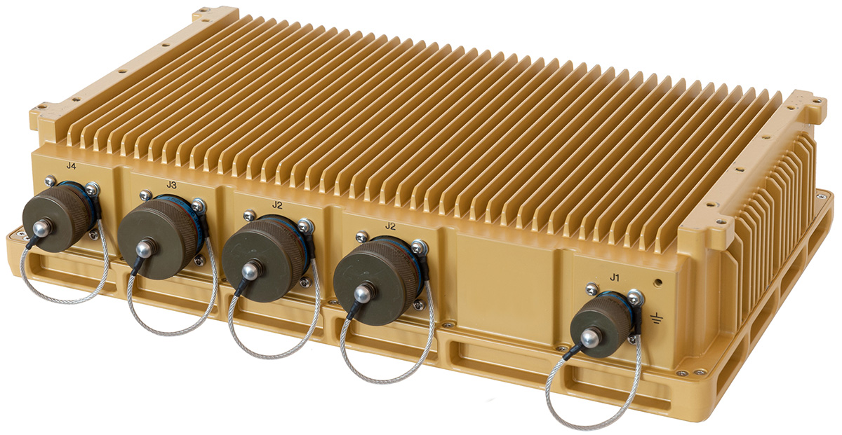 Rugged conductive cooled MIL/COTS Server with Intel Xeon CPU