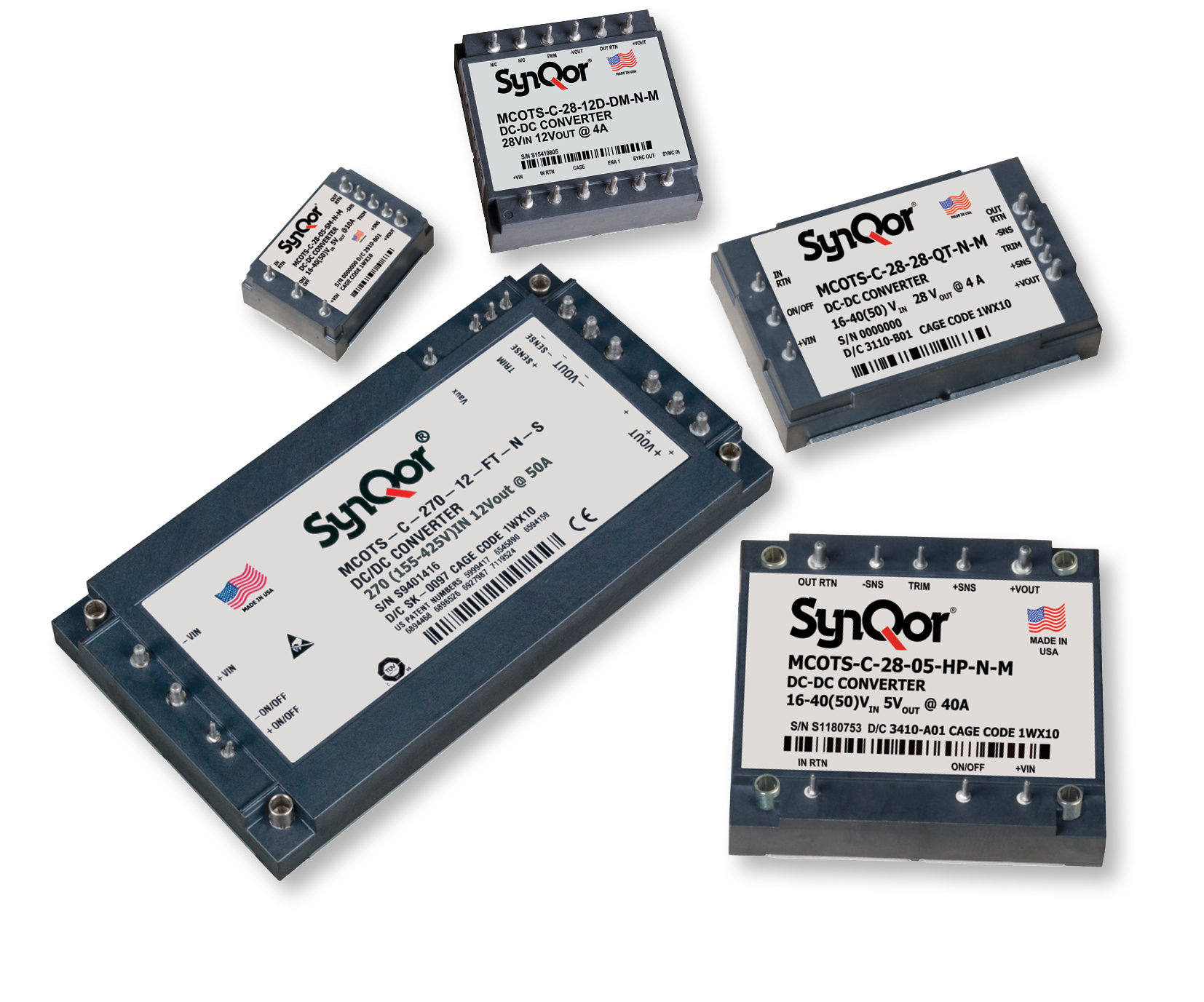 28 V Input Mil-COTS Converters