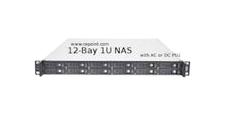 12-Bay 1U rackmount NAS Storage SSD with AC or DC power option