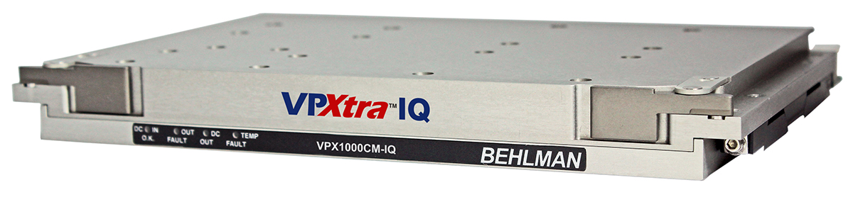 Behlman VPXtra&trade;1000CM-IQ Intelligent Open VPX compliant power supply.