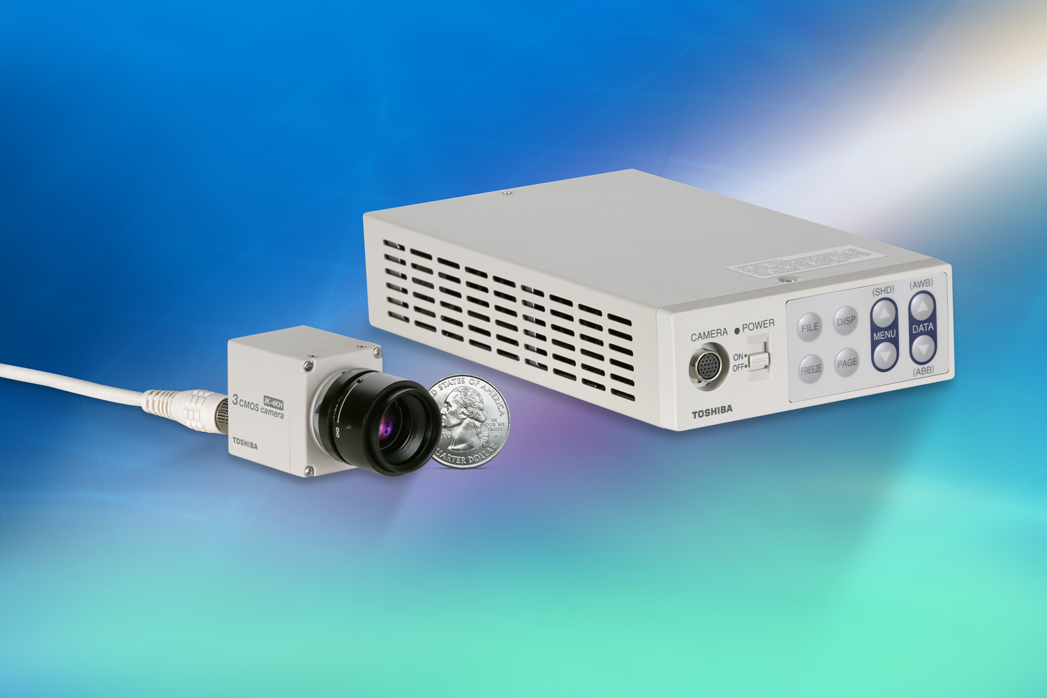 Toshiba Imaging's IK-4K is the world's smallest 3-chip UltraHD, 4K video camera system.