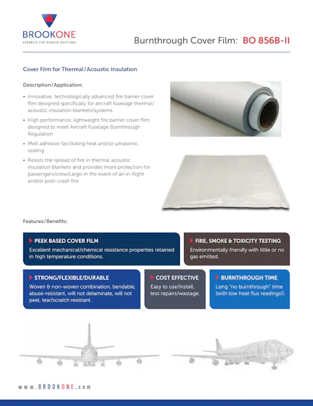 Burnthrough Cover Film: BO 856B-II | Military Aerospace