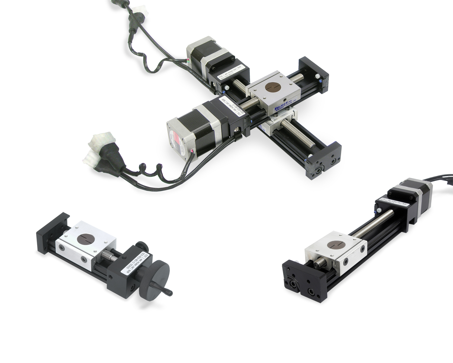 Velmex XSlide carriage rides on the outside of the ways allowing for a more compact design.