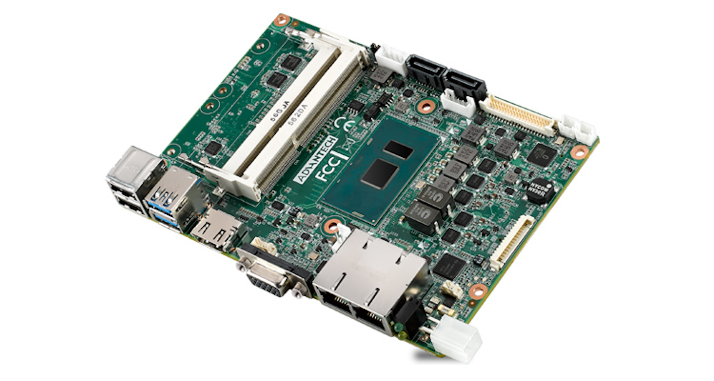3.5” Embedded Single Board Computer Intel® Core i3 6100U, DDR3L, VGA
