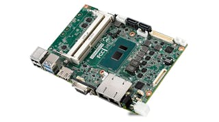 3.5&rdquo; Embedded Single Board Computer Intel&circledR; Core i3 6100U, DDR3L, VGA, HDMI, 48-bit LVDS, 2 GbE, 2 Mini PCIe, mSATA, Fanless, MIOe