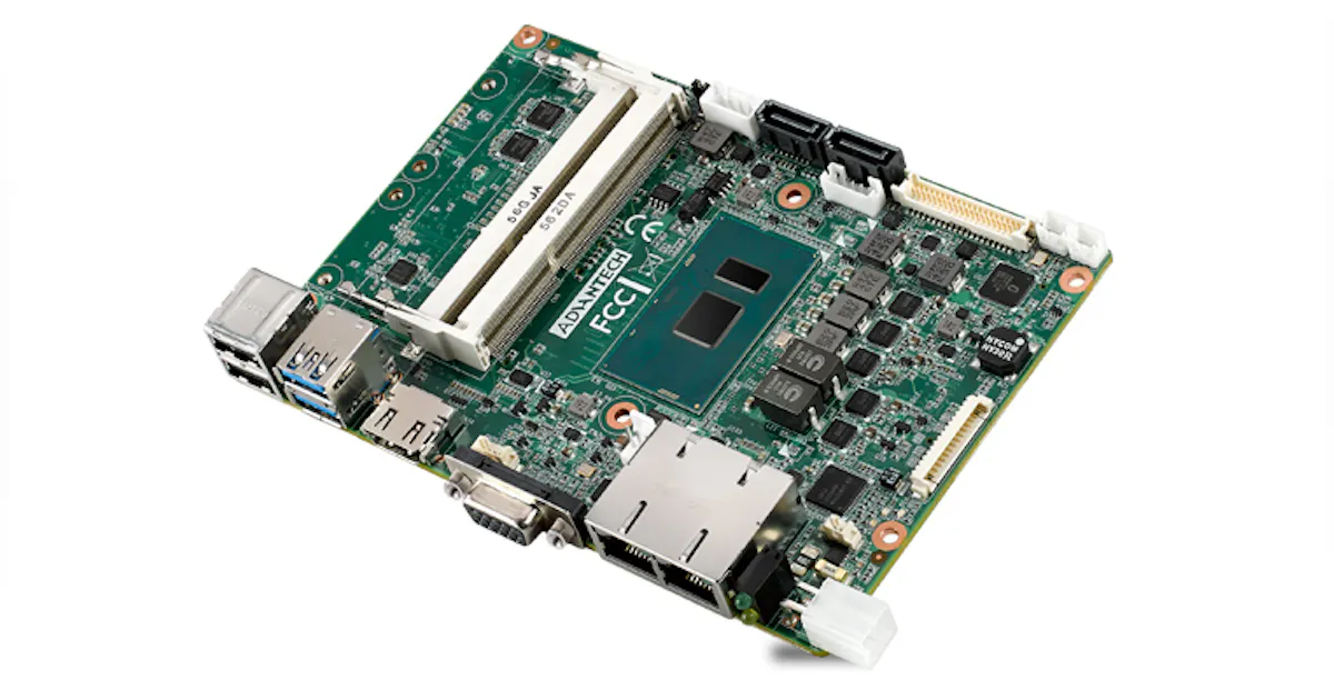 3.5” Embedded Single Board Computer Intel® Core i3 6100U, DDR3L, VGA ...