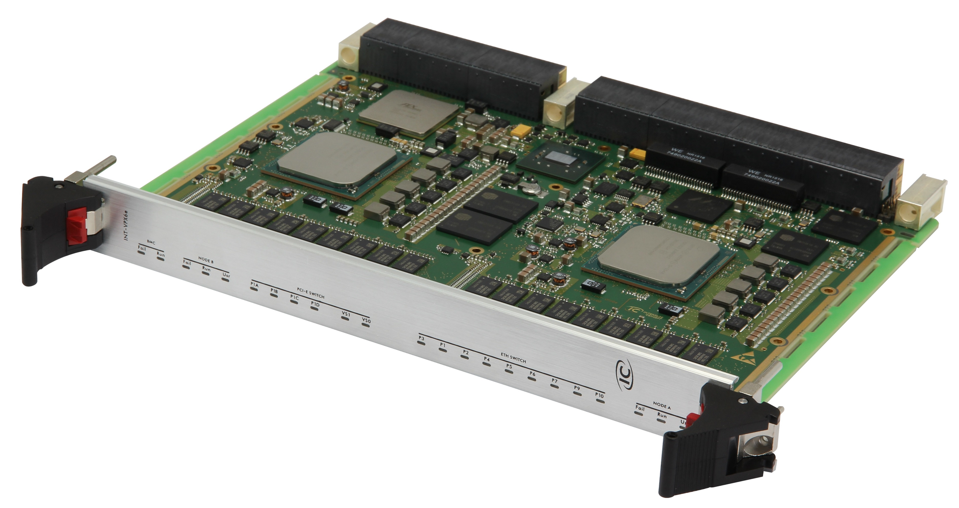 IC-INT-VPX6e - high-performance 6U OpenVPX SBC based on two Intel&circledR; Xeon&circledR;D-15xx processors.