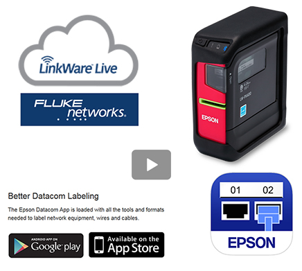 The Epson LABELWORKS LW-PX400 is streamlines datacom and electronics network design and installation.