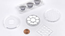 Combiners, like those above, are used in HUDs and HMDs. Combiners, like those above, are used in HUDs and HMDs.