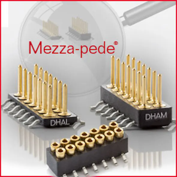 Mezza Connectivities Mezza-pede® Low Profile SMT Connectors | Military Aerospace