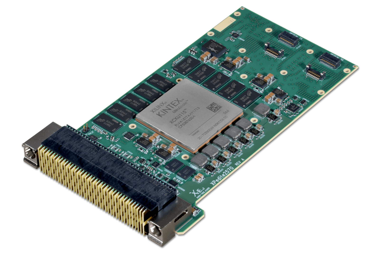 XPedite2570 | 3U VPX Xilinx Kintex® UltraScale™ FPGA-Based Fiber-Optic ...