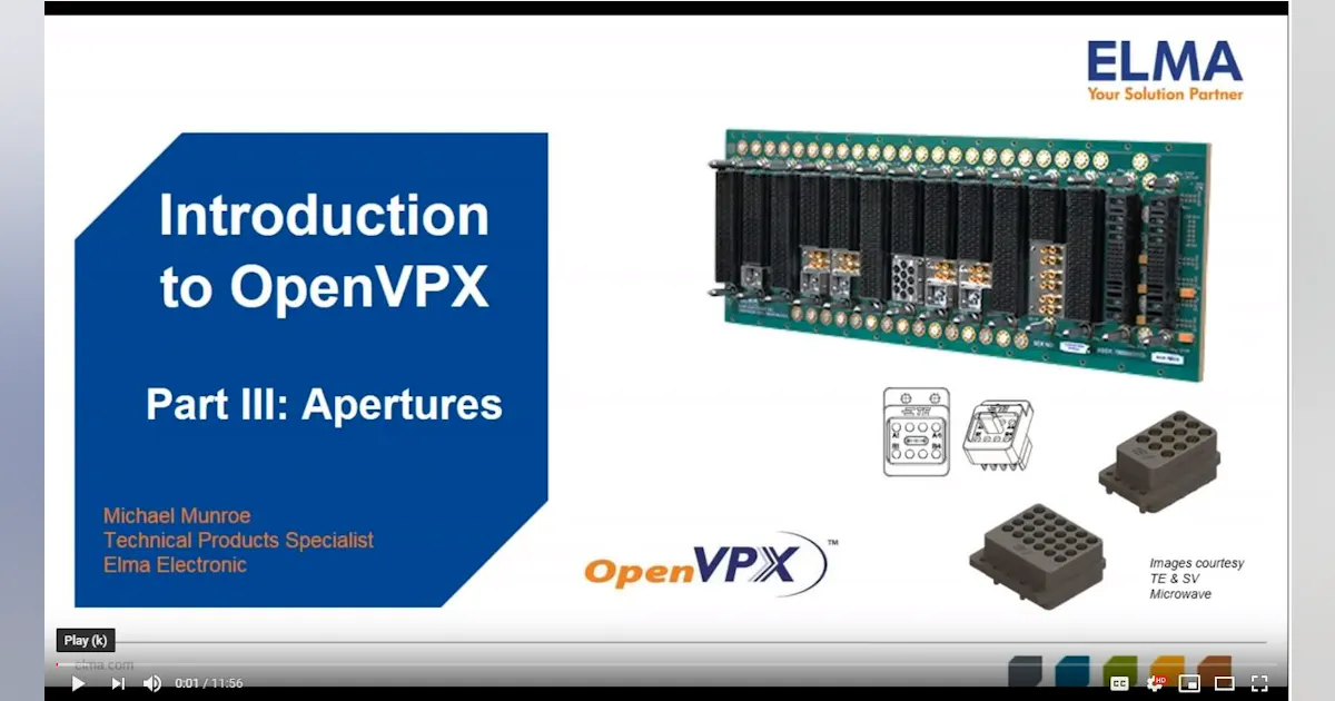 OpenVPX Tutorial Part III - Apertures | Military Aerospace