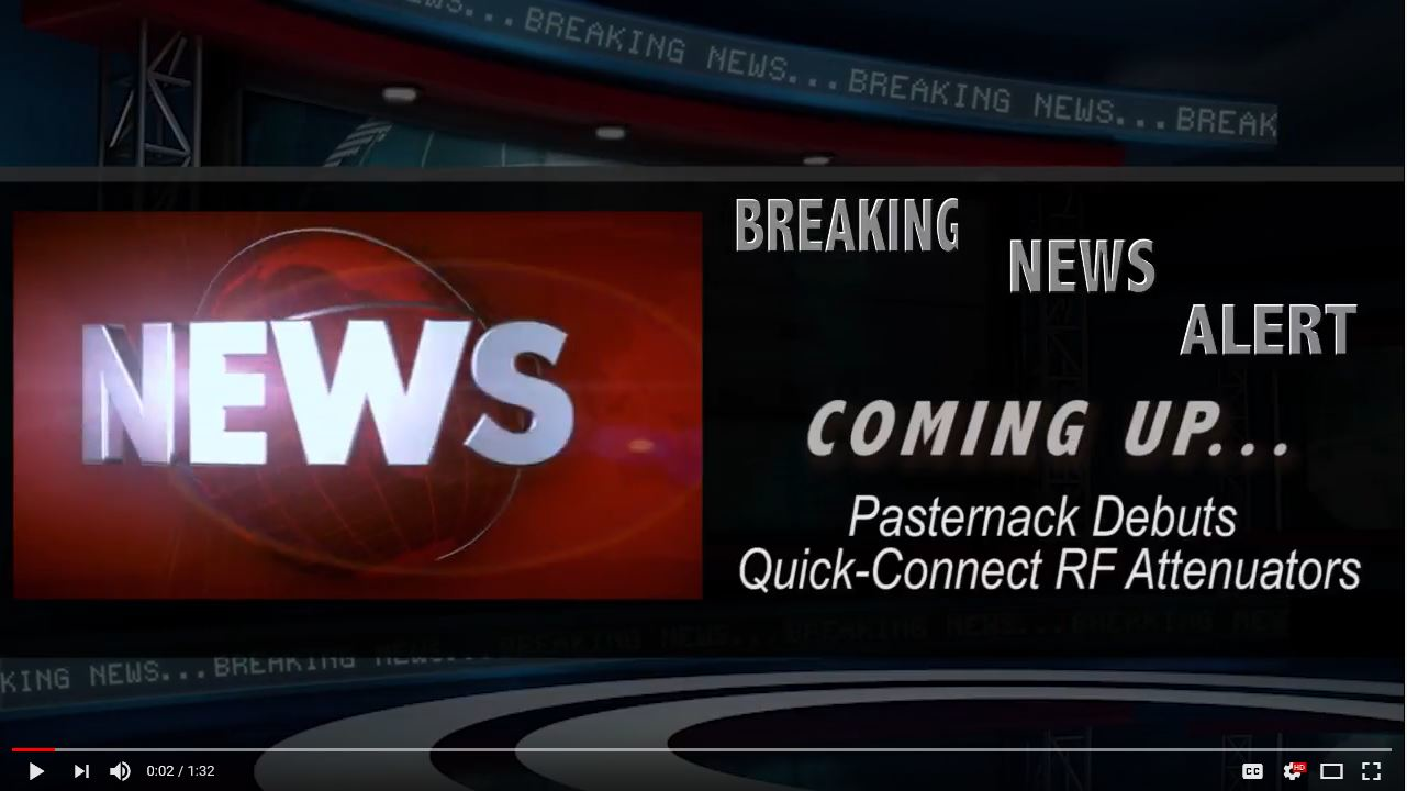 Pasternack Debuts QuickConnect RF Attenuators Military Aerospace