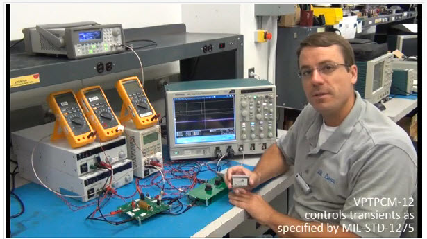 Achieving MILSTD1275 Compliance with the VPTPCM12 Power Conditioning