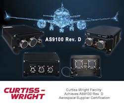 Curtiss-Wright Facility Achieves AS9100 Rev. D Aerospace Supplier Certification Curtiss-Wright Facility Achieves AS9100 Rev. D Aerospace Supplier Certification