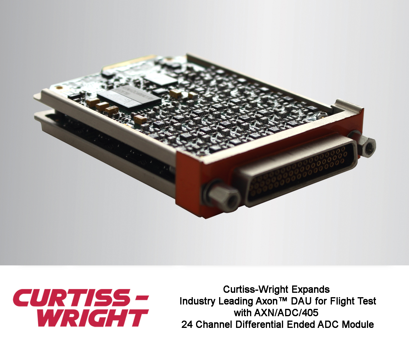 NEW AXN/ADC/405 MODULE BRINGS HIGHLY ACCURATE ANALOG-TO-DIGITAL CONVERSION OF DIFFERENTIAL ENDED ANALOG CHANNELS TO AXON DAUS