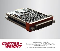 NEW AXN/ADC/405 MODULE BRINGS HIGHLY ACCURATE ANALOG-TO-DIGITAL CONVERSION OF DIFFERENTIAL ENDED ANALOG CHANNELS TO AXON DAUS NEW AXN/ADC/405 MODULE BRINGS HIGHLY ACCURATE ANALOG-TO-DIGITAL CONVERSION OF DIFFERENTIAL ENDED ANALOG CHANNELS TO AXON DAUS