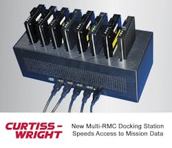 MULTI-RMC DOCKING STATION SUPPORTS UP TO 8 REMOVABLE MEMORY CARTRIDGES (RMC) WITH HIGH SPEED ACCESS TO RECORDED DATA MULTI-RMC DOCKING STATION SUPPORTS UP TO 8 REMOVABLE MEMORY CARTRIDGES (RMC) WITH HIGH SPEED ACCESS TO RECORDED DATA