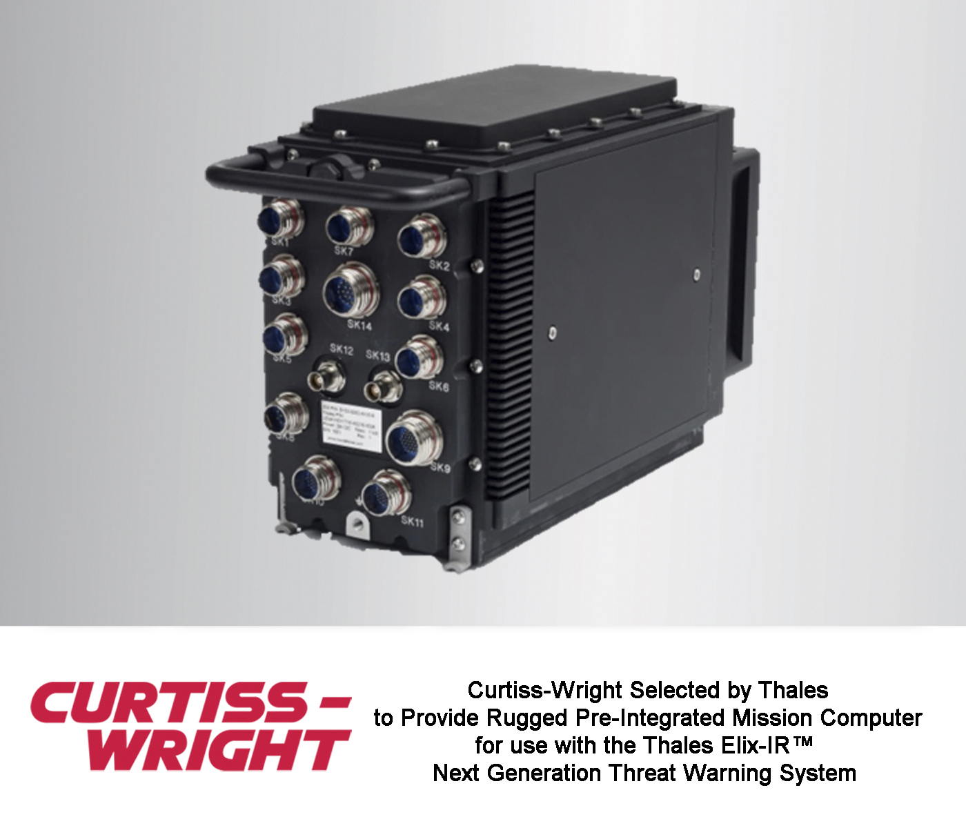 Curtiss-Wright Selected By Thales to Provide Rugged Pre-Integrated Mission Computer