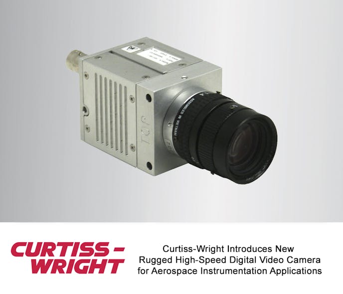 Curtiss-Wright Introduces New Rugged High-Speed Digital Video Camera for Aerospace Instrumentation Applications