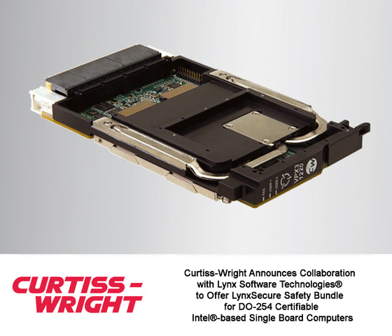 SUPPORT FOR LYNXSECURE SAFETY BUNDLE ON CURTISS-WRIGHT&rsquo;S 7TH GENERATION INTEL XEON&circledR; PROCESSOR-BASED VPX3-1220 SBC DELIVERS COMPLETE DO-254/178 CERTIFIABLE COTS HARDWARE/SOFTWARE SOLUTION
