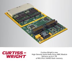 Curtiss-Wright's XMC-554 Solid State XMC delivers 2TB of NAND FLASH storage Curtiss-Wright's XMC-554 Solid State XMC delivers 2TB of NAND FLASH storage