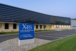 Front view of all-new X-ES headquarters Front view of all-new X-ES headquarters