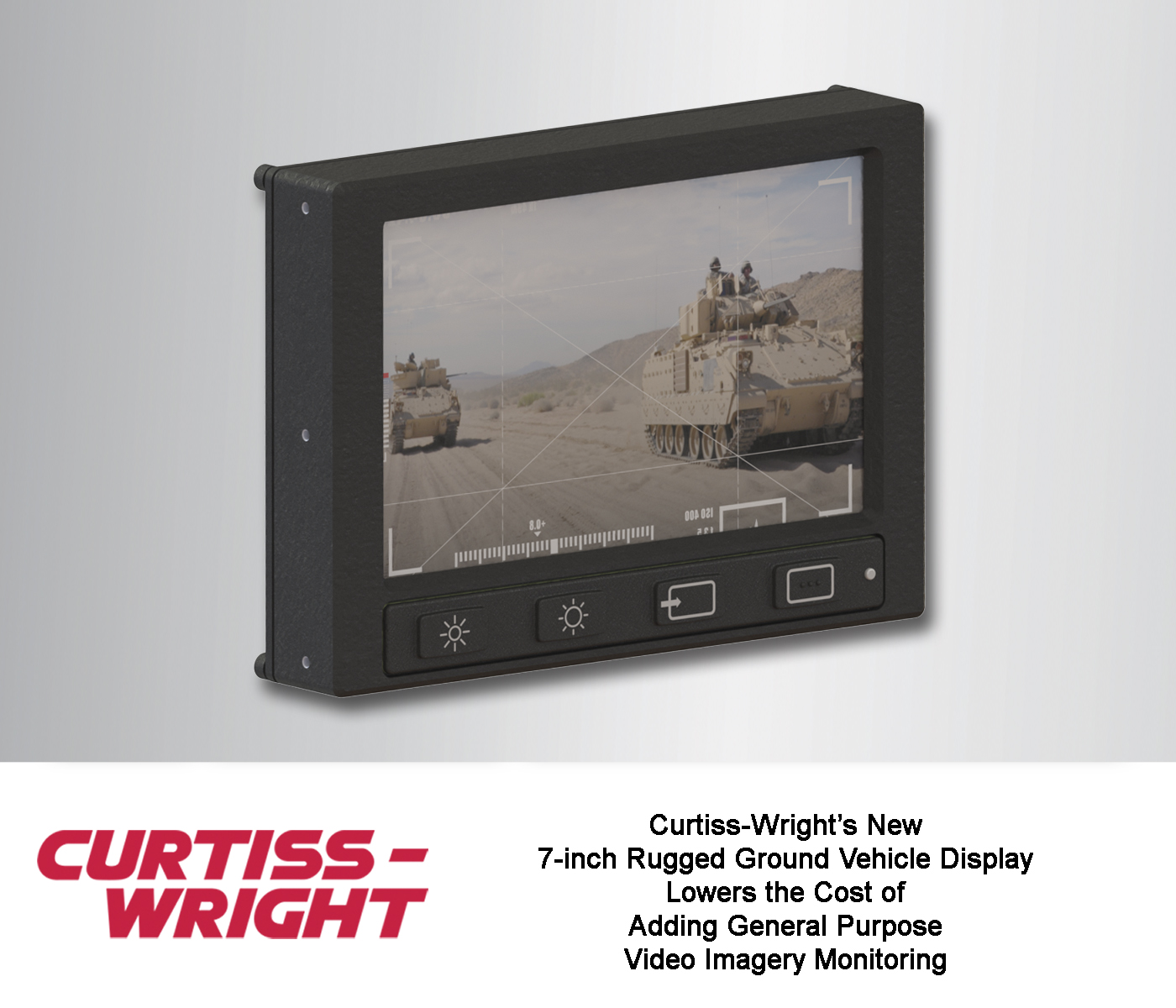 NEW RVDU DISPLAY IS IDEAL SOLUTION FOR ADDING A RUGGED LCD TOUCHSCREEN DISPLAY TO SUPPORT 360 DEGREE AND REAR-VIEW REVERSING CAMERA VIDEO DISPLAY FUNCTIONALITY TO GROUND VEHICLES