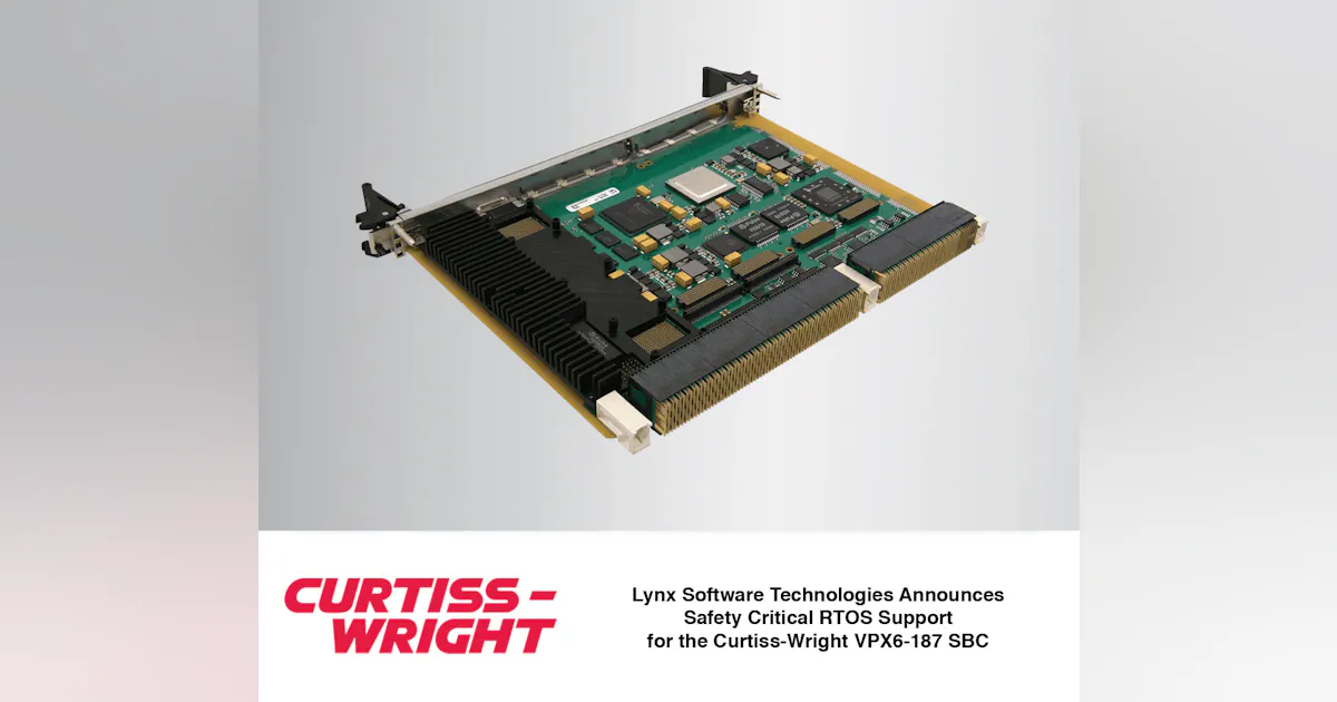 Lynxos Rtos Lynx Software Technologies Announces Safety Critical RTOS Support for ...