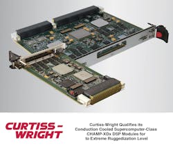 CURTISS-WRIGHT’S CHAMP-XDX DSP MODULE FAMILY, INCLUDING INDUSTRY’S ONLY DUAL- INTEL® XEON®-D 6U OPENVPX™ BOARD, NOW QUALIFIED TO -40°C TO 85°C OPERATING TEMPERATURE RANGE AND EXTREME SHOCK/VIBRATION LEVELS CURTISS-WRIGHT’S CHAMP-XDX DSP MODULE FAMILY, INCLUDING INDUSTRY’S ONLY DUAL- INTEL® XEON®-D 6U OPENVPX™ BOARD, NOW QUALIFIED TO -40°C TO 85°C OPERATING TEMPERATURE RANGE AND EXTREME SHOCK/VIBRATION LEVELS
