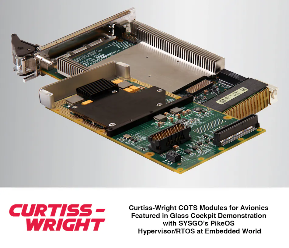 Curtiss-Wright COTS Modules for Avionics Featured in Glass Cockpit ...