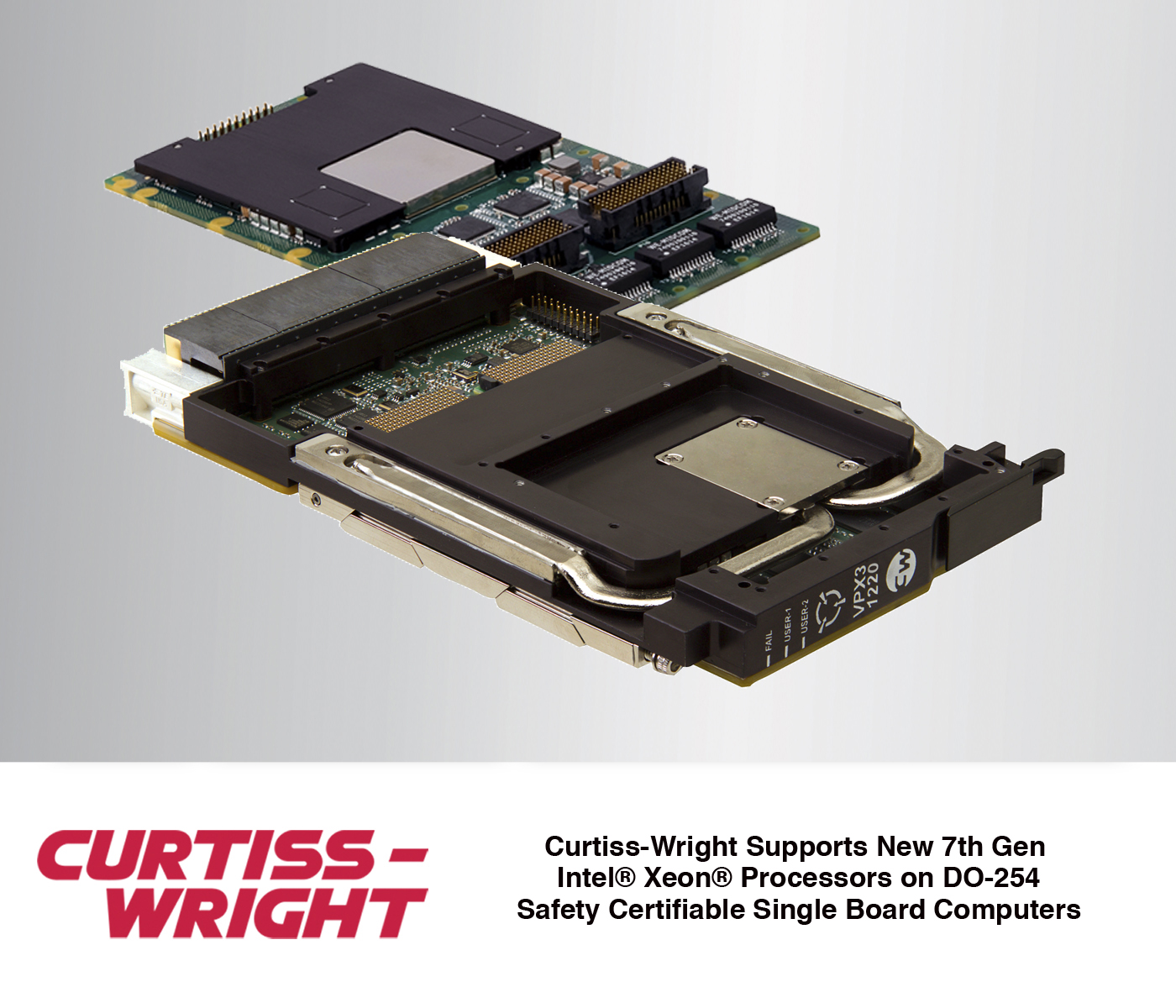 Curtiss-Wright Supports New 7th Gen Intel&circledR; Xeon&circledR; processors on DO-254 Safety Certifiable Single Board Computers