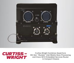 Curtiss-Wright DuraWORX 8043 combines Intel Xeon 'Skylake' Processing with Cisco 5915 Router Curtiss-Wright DuraWORX 8043 combines Intel Xeon 'Skylake' Processing with Cisco 5915 Router