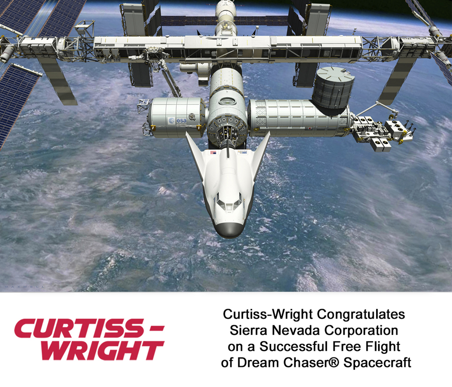 REUSABLE SPACECRAFT CONDUCTS SUCCESSFUL FREE-FLIGHT AT EDWARDS AIR FORCE BASE