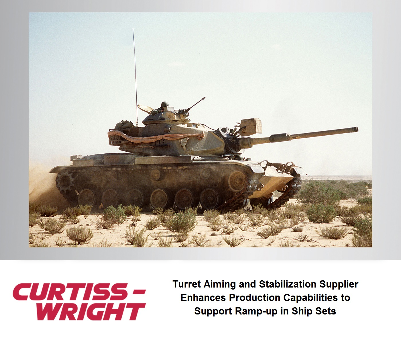 CURTISS-WRIGHT&rsquo;S DRIVE TECHNOLOGY (SWITZERLAND) MAKES SIGNIFICANT INVESTMENTS IN ITS PRODUCTION FACILITIES, REDUCES DEVELOPMENT TIME