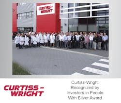 Curtiss-Wright Recognized by Investors in People With Silver Award Curtiss-Wright Recognized by Investors in People With Silver Award