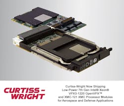 Curtiss-Wright Now Shipping Low-Power 7th Gen Intel® Xeon® OpenVPX™ and XMC Processor Modules for Aerospace and Defense Applications Curtiss-Wright Now Shipping Low-Power 7th Gen Intel® Xeon® OpenVPX™ and XMC Processor Modules for Aerospace and Defense Applications