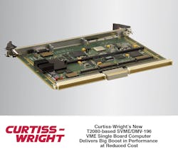 SVME/DMV-196 SBC FEATURES AN NXP® POWER® ARCHITECTURE T2080 PROCESSOR BACKED WITH 15-YEAR LIFECYCLE AND AN FPGA-BASED VME INTERFACE SVME/DMV-196 SBC FEATURES AN NXP® POWER® ARCHITECTURE T2080 PROCESSOR BACKED WITH 15-YEAR LIFECYCLE AND AN FPGA-BASED VME INTERFACE