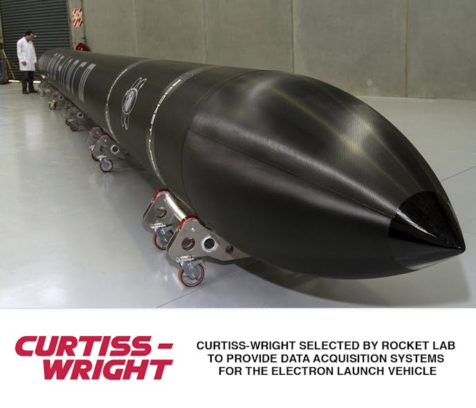 CURTISS-WRIGHT SELECTED BY ROCKET LAB TO PROVIDE DATA ACQUISITION SYSTEMS FOR THE ELECTRON LAUNCH VEHICLE